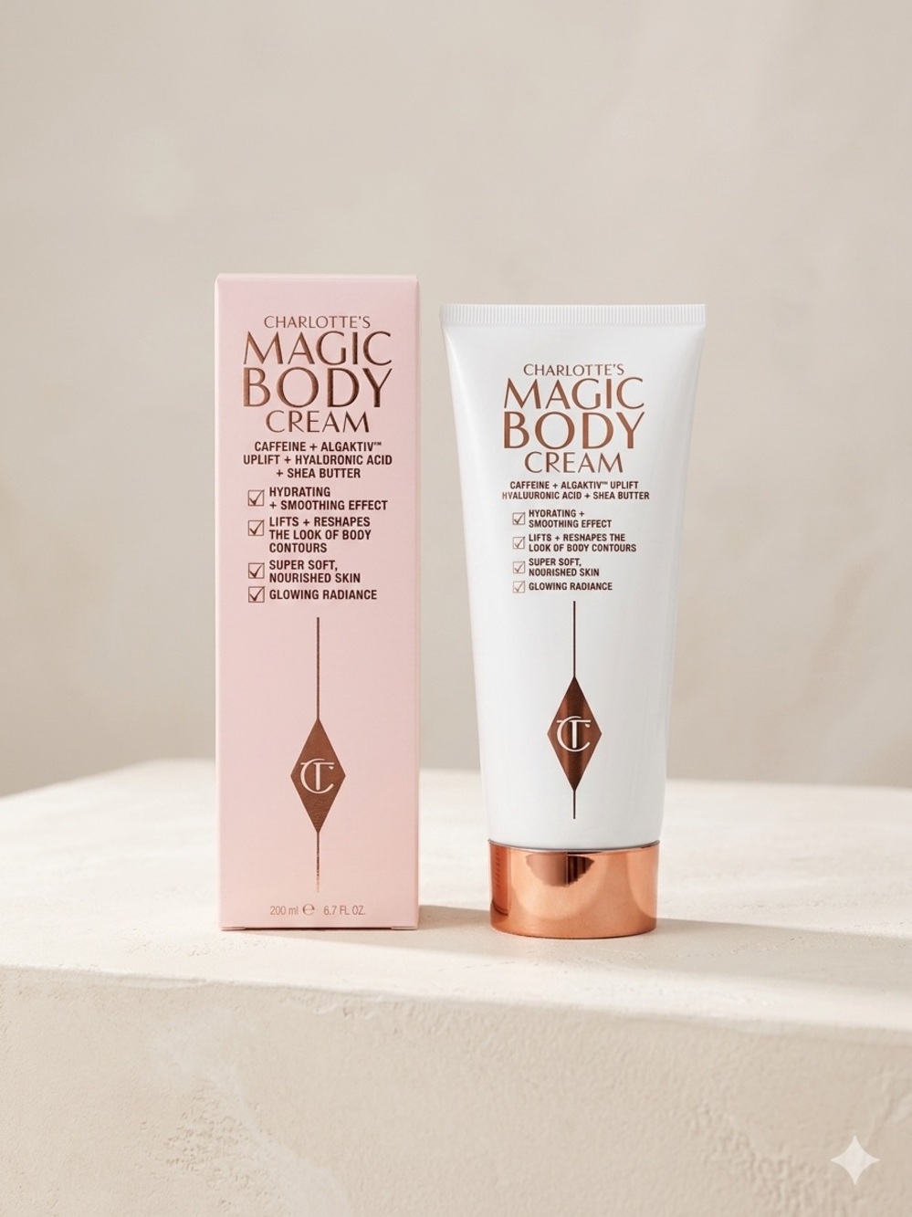 Charlotte's Magic Body Cream 200 mL Full Size NIB